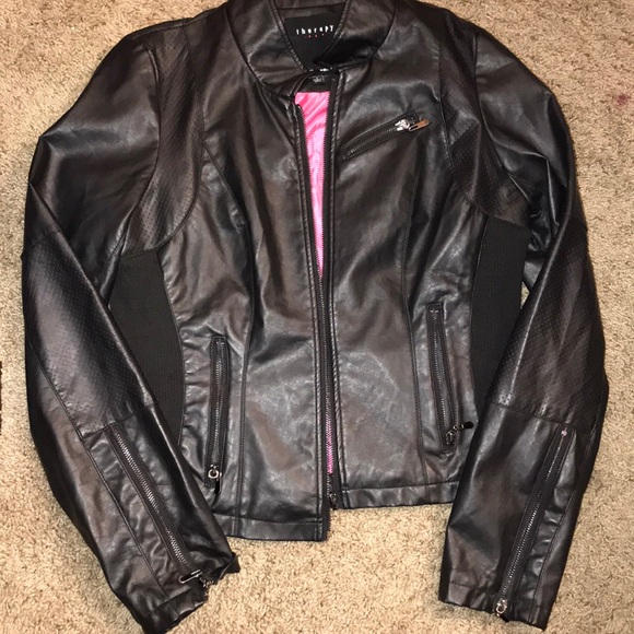 therapy Jackets & Coats | Therapy Leather Jacket | Poshmark